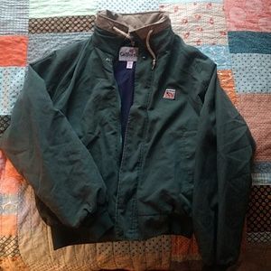 Vintage lightweight fleece lined work jacket